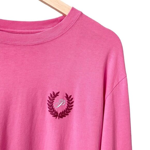 Pink Victoria's Secret Long Sleeve Oversized Campus T-Shirt in Size XS - Picture 4 of 11
